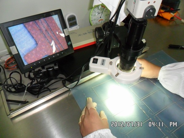 Laser Photolithography line Inspection